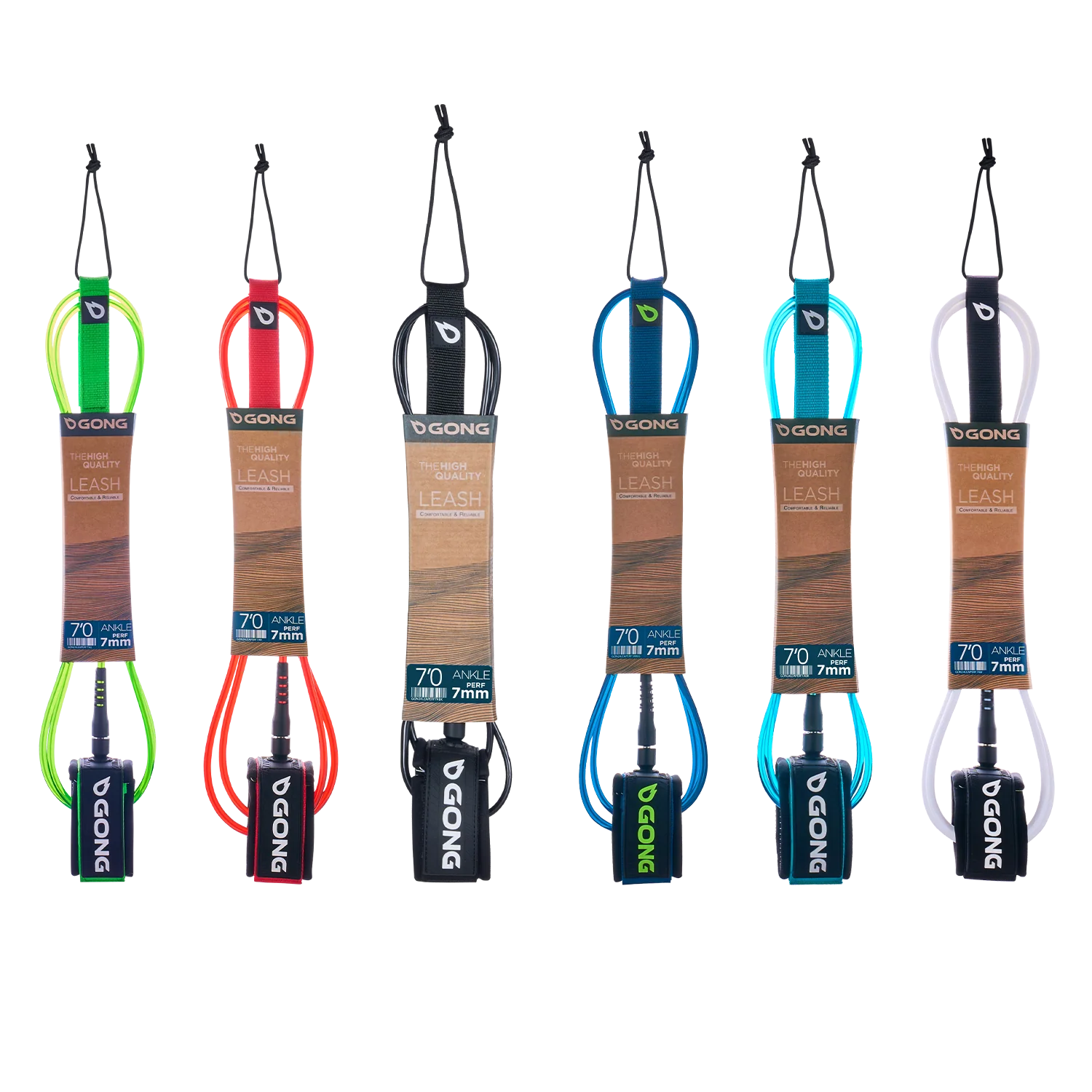 GONG | Leash Surf / SUP Perf Cheville - 7mm