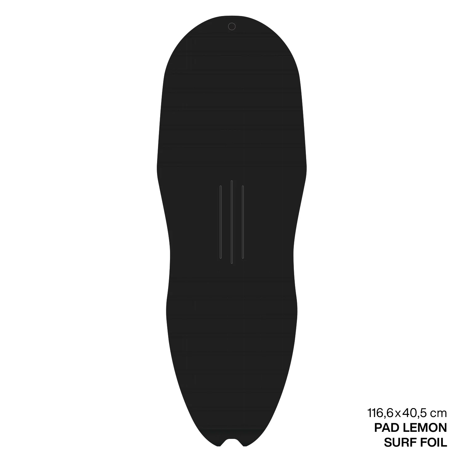 GONG | EVA Surf Foil Ridge Traction Pad Shape Lemon - Image 3