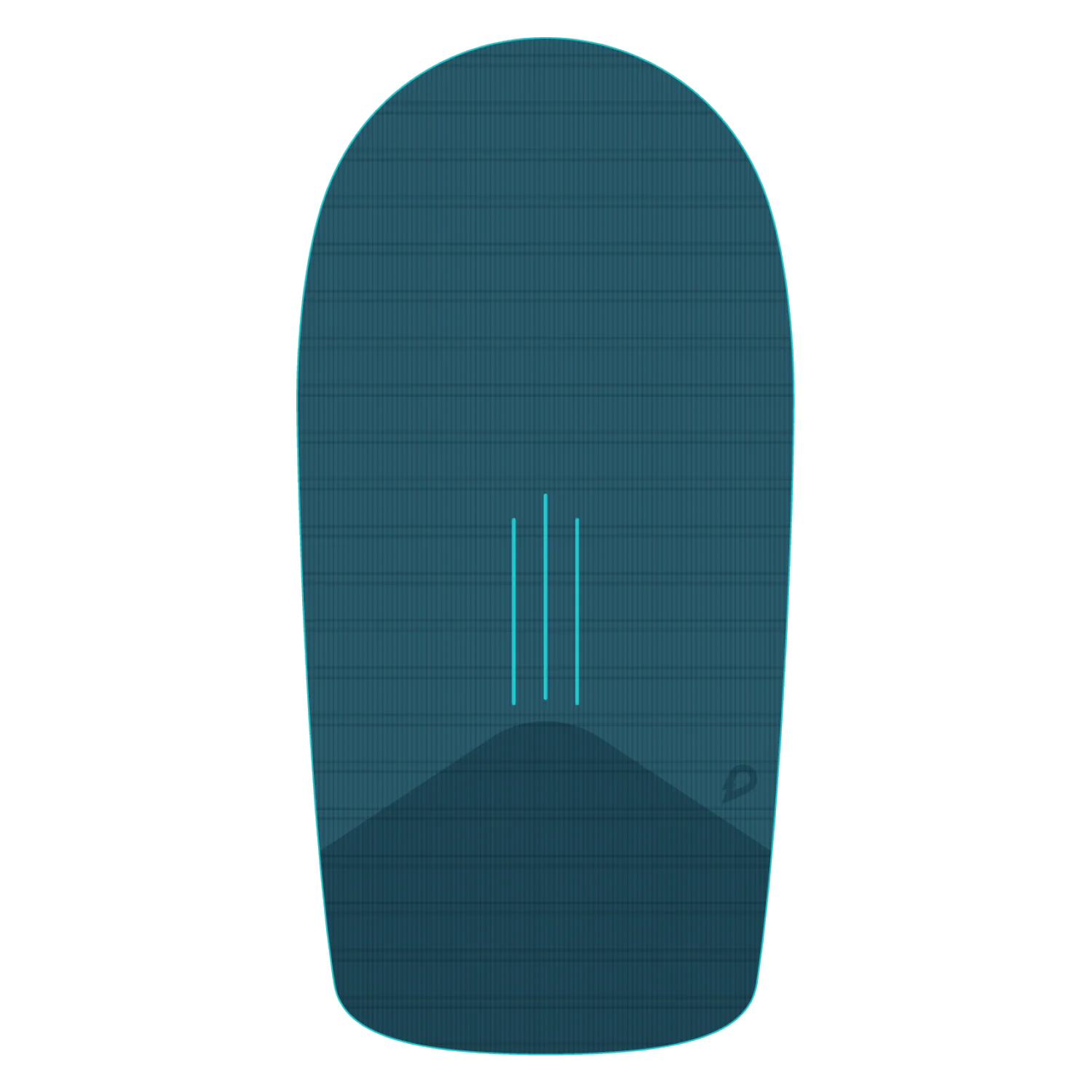 GONG | Wingfoil Ridge Traction Pad - Shape Zuma Wood 2X / FSP 2X