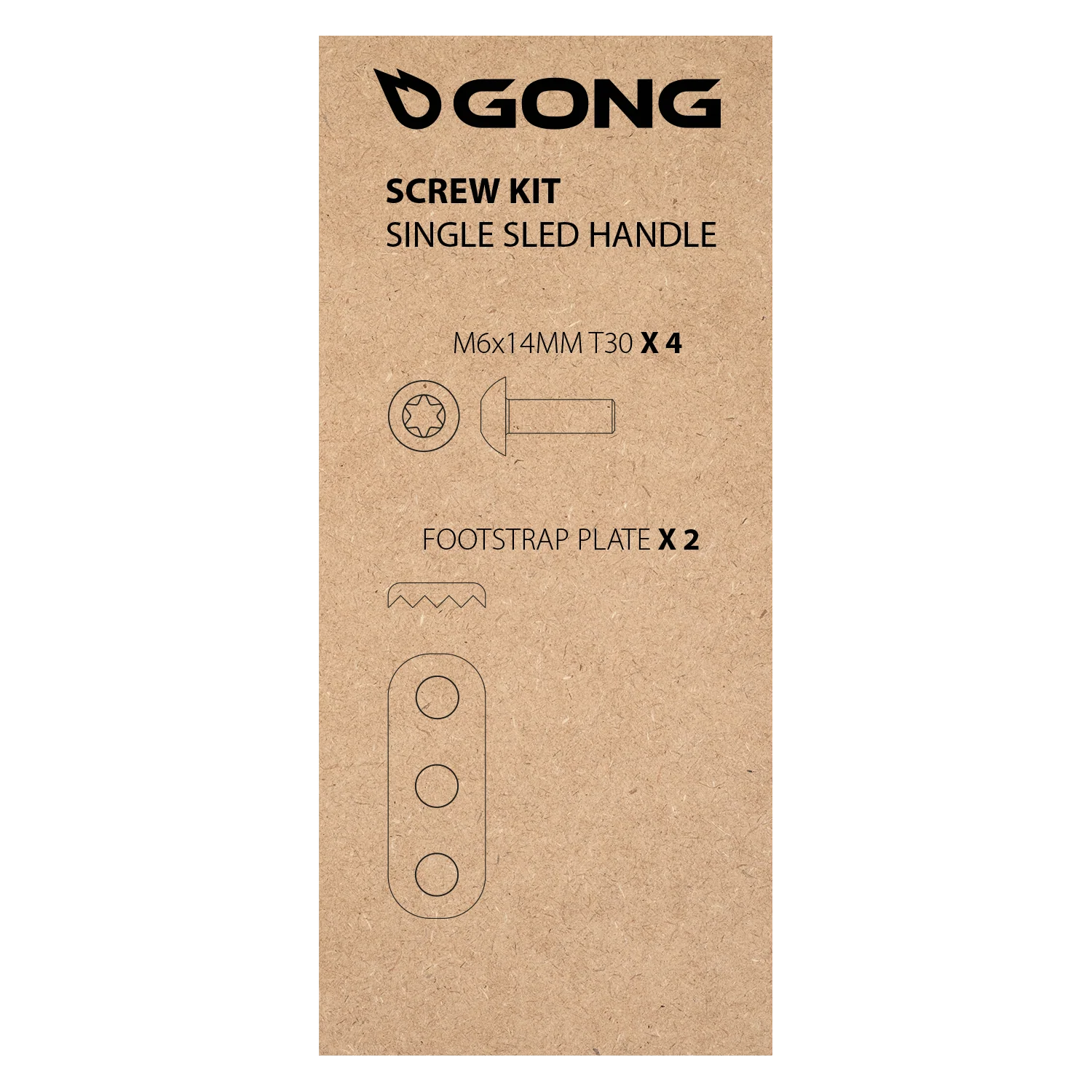 GONG | Kit de vis pour poignée de Sled