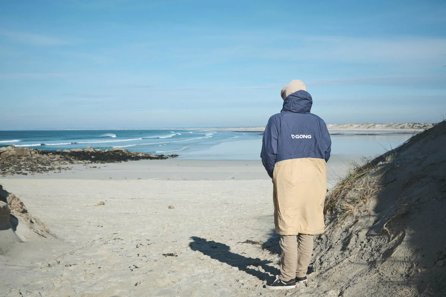 GONG | Poncho Dryfleece Imperméable Bleu - Image 11