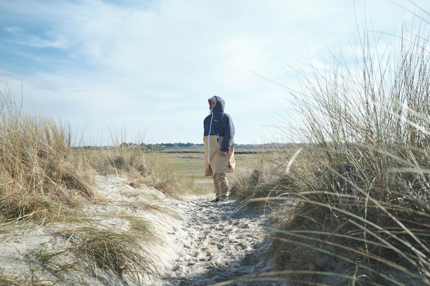 GONG | Poncho Dryfleece Imperméable Bleu - Image 17