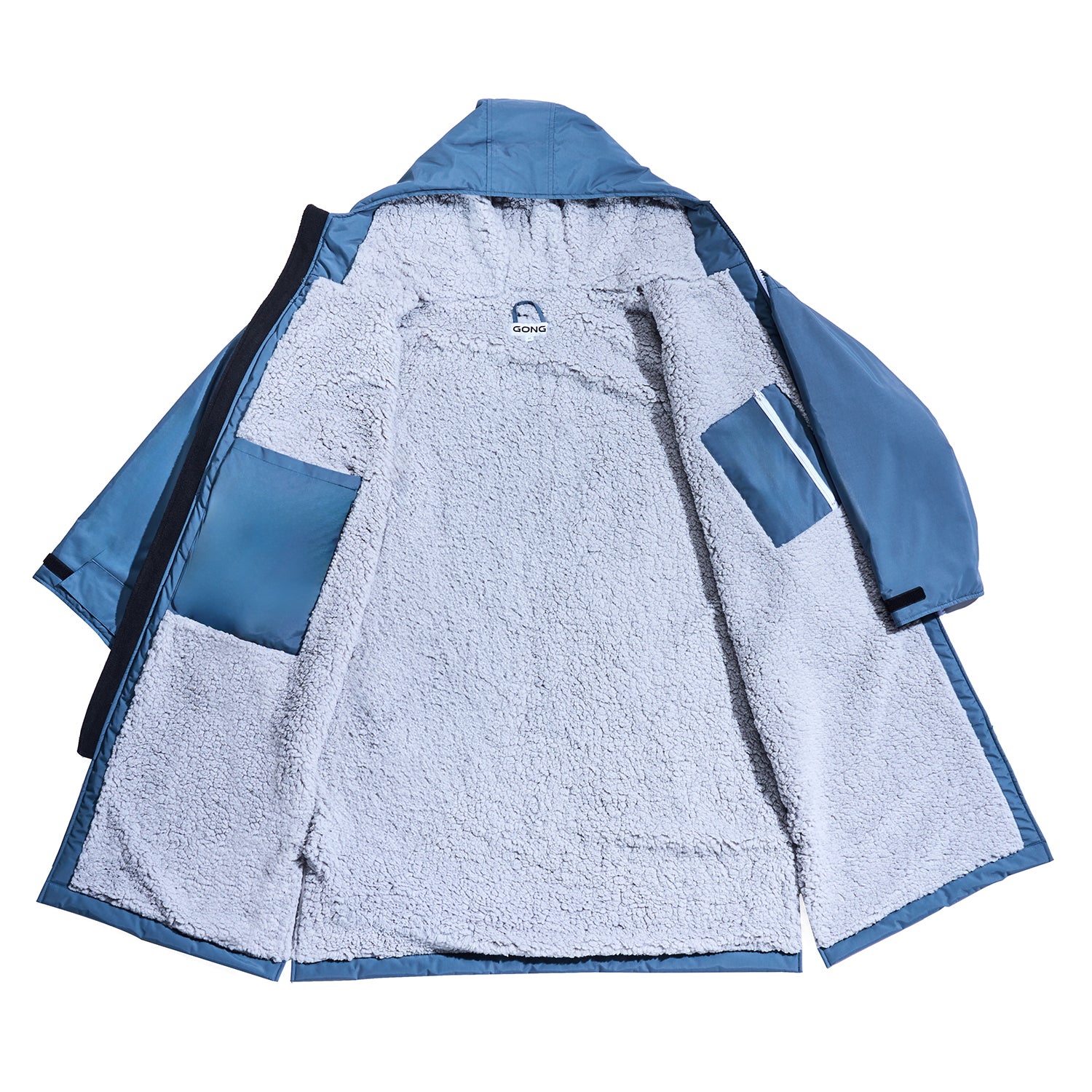 GONG | Poncho Dryfleece Imperméable Bleu - Image 3