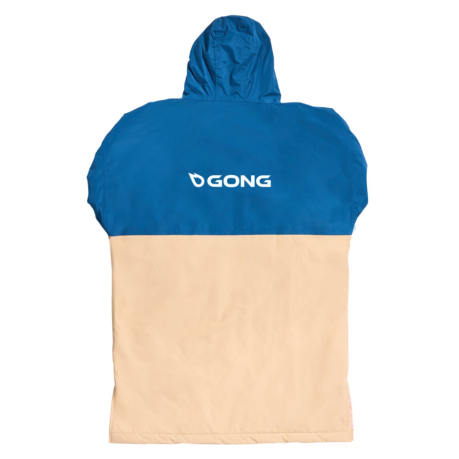 GONG | Poncho Dryfleece Imperméable Sable / Bleu - Image 2