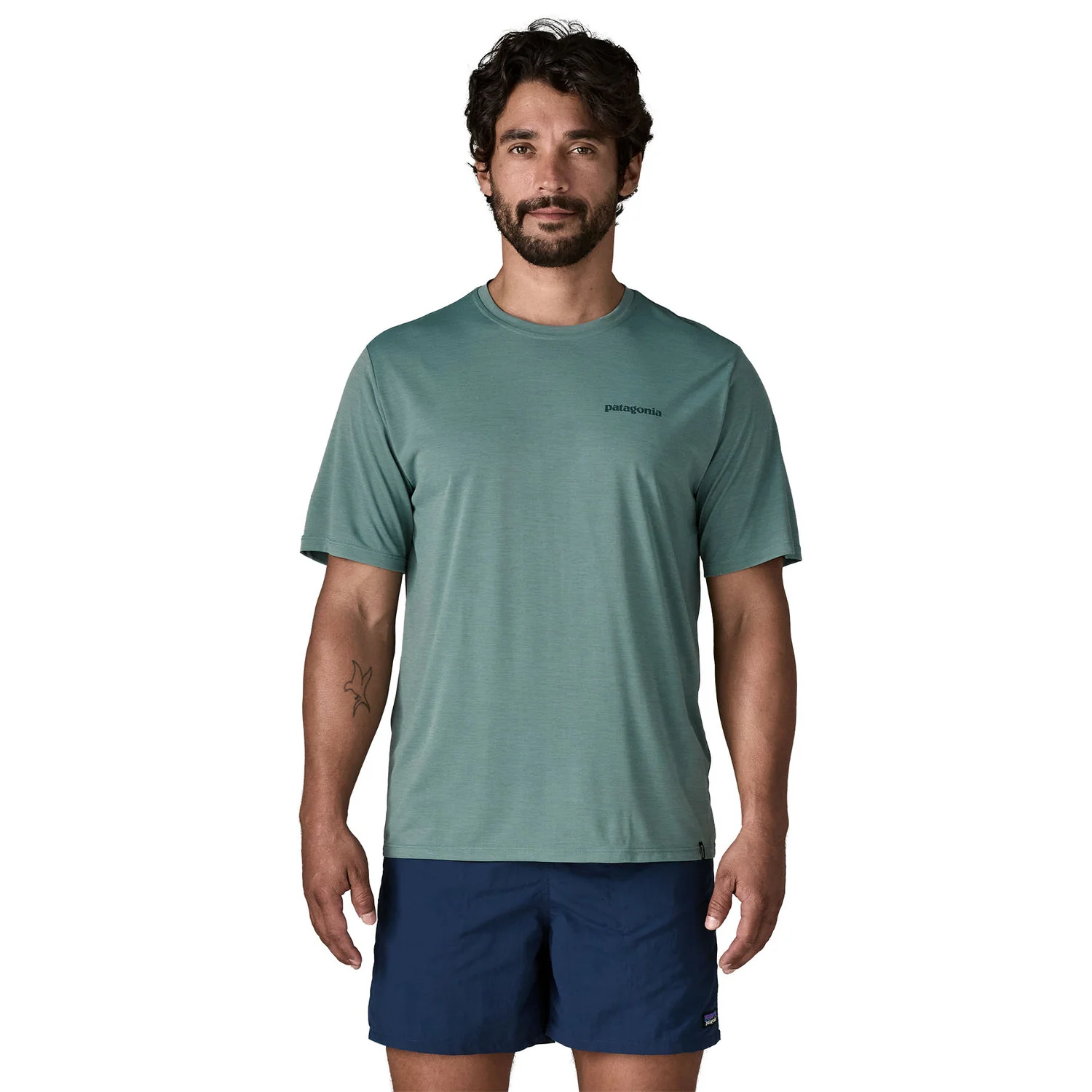 Patagonia | T-Shirt Technique à Manches Courtes Homme Cap Cool Daily Boardshort Logo - Image 3