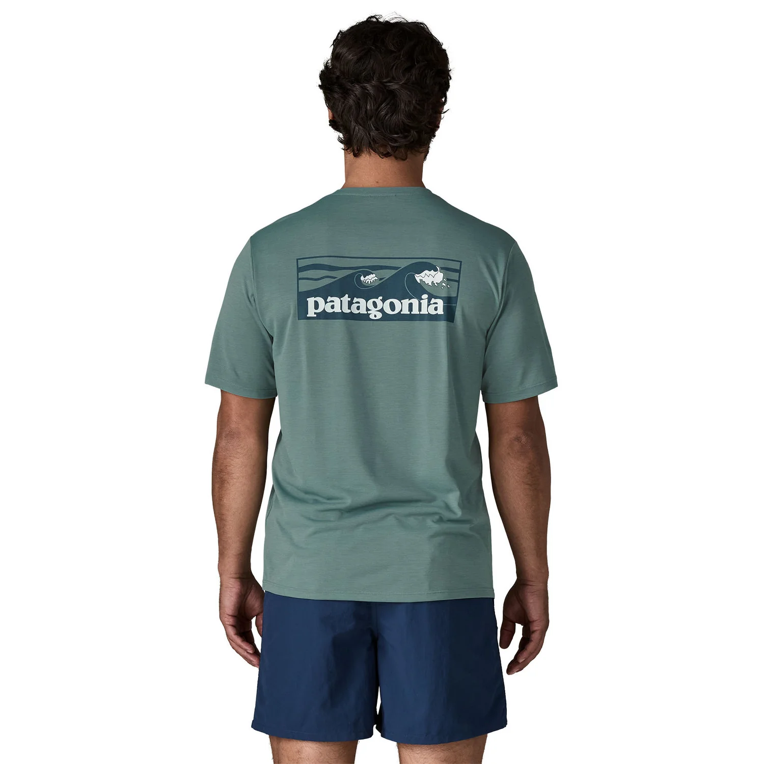 Patagonia | T-Shirt Technique à Manches Courtes Homme Cap Cool Daily Boardshort Logo - Image 4