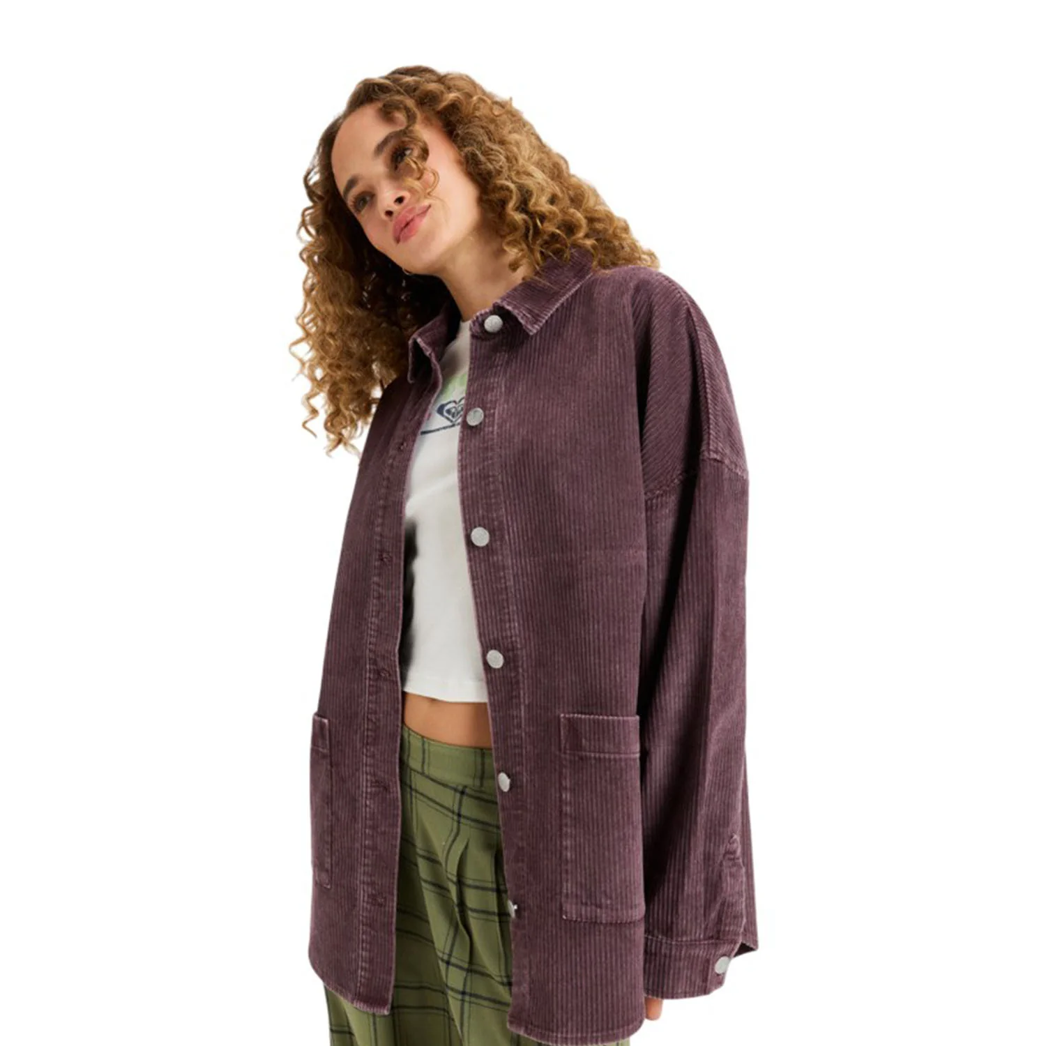 Roxy | Chemise en Velours Côtelé Femme Kick Back Washed - Image 3