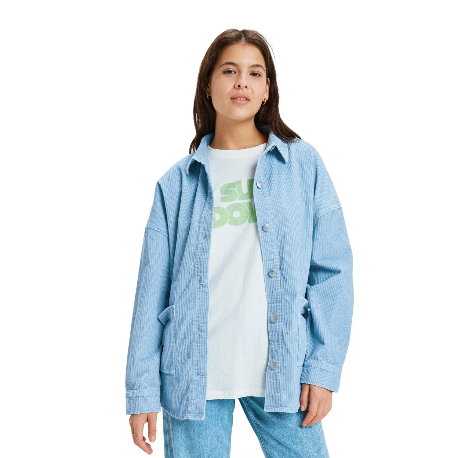 Roxy | Chemise en Velours Côtelé Femme Kick Back Washed - Image 5