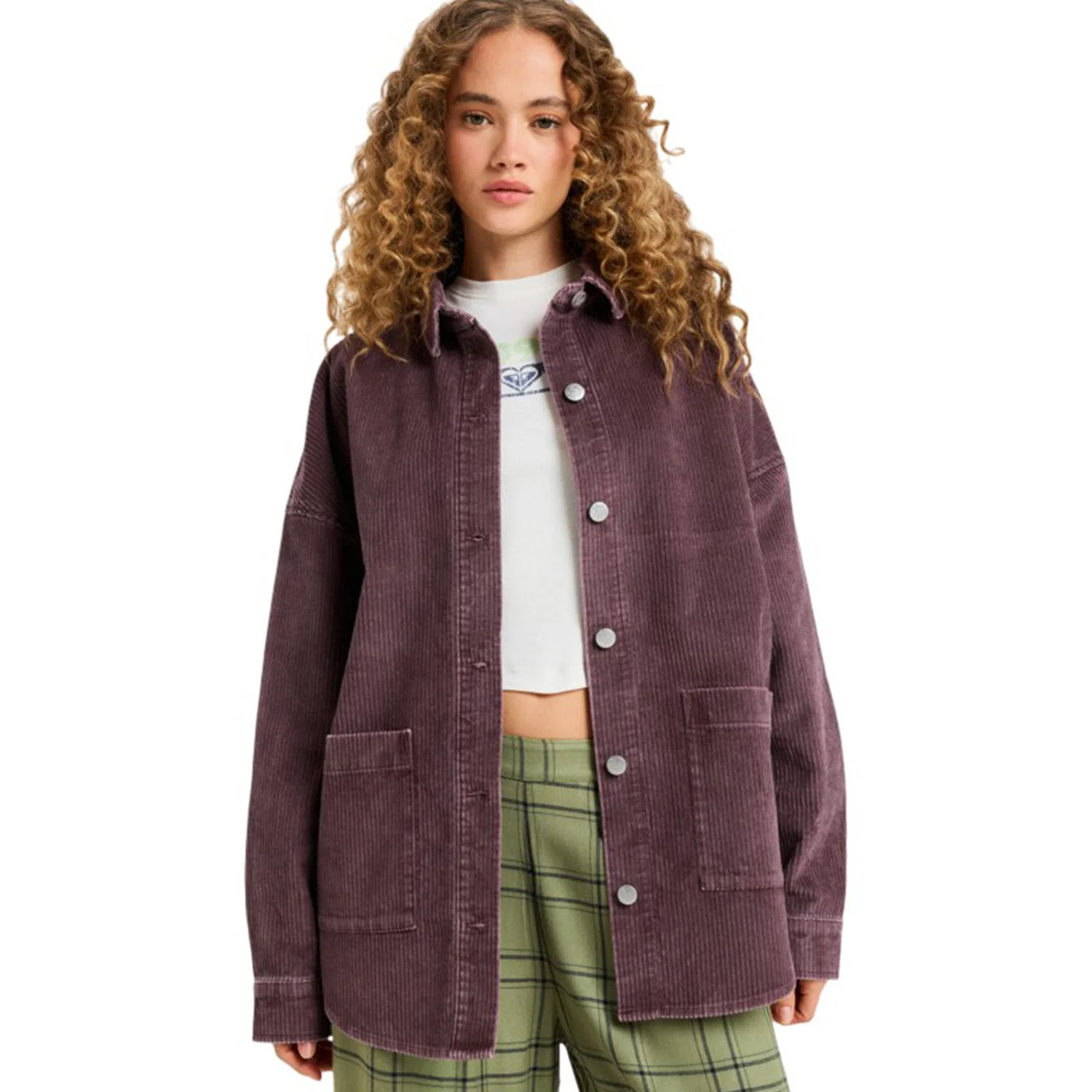 Roxy | Chemise en Velours Côtelé Femme Kick Back Washed - Image 6