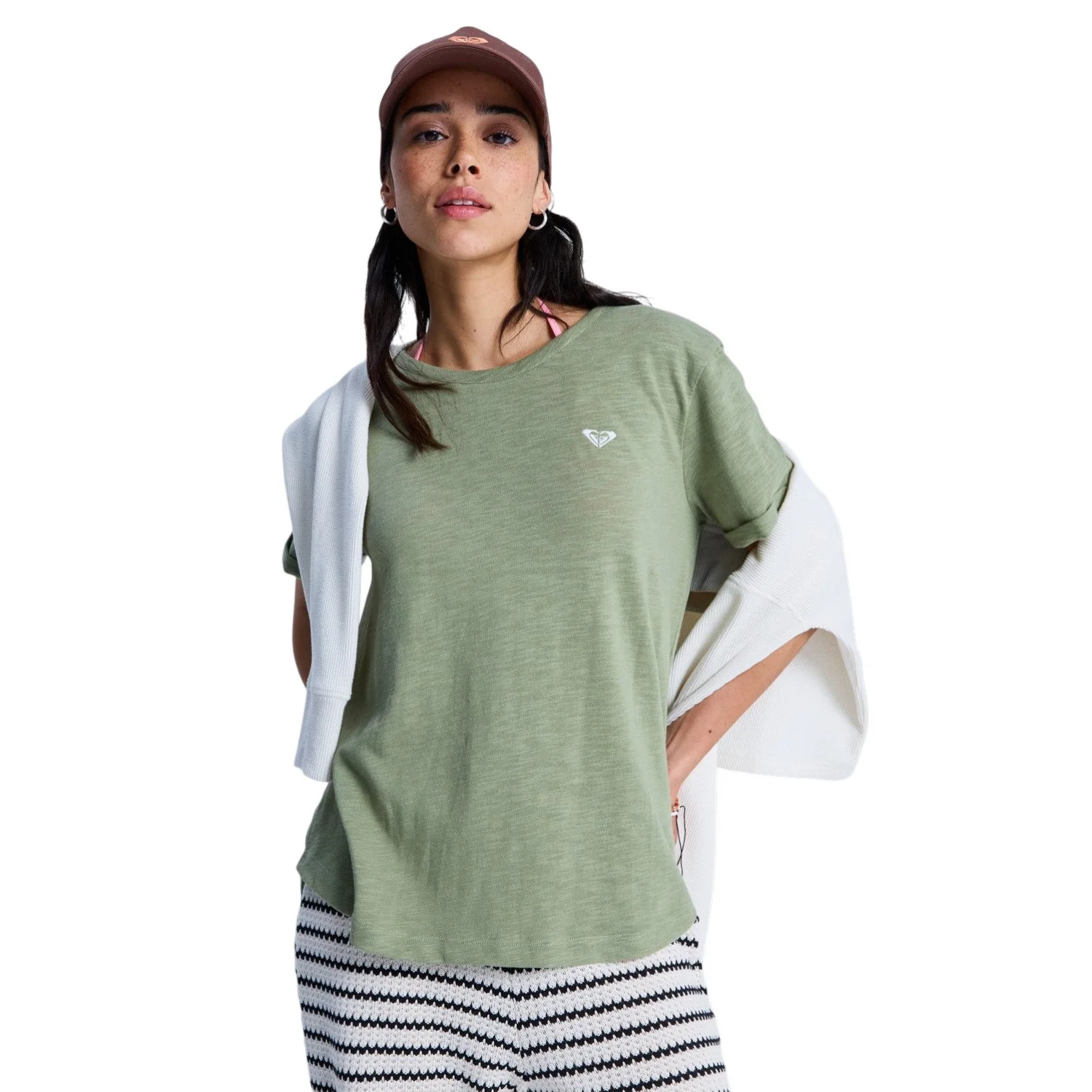 Roxy | T-Shirt à Manches Courtes Femme Oceanwave Regular Emby