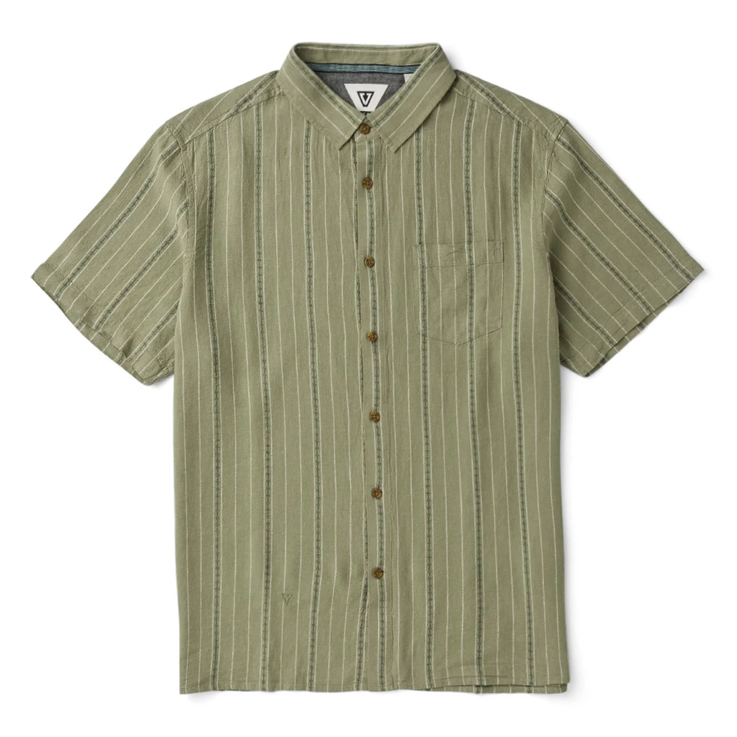 Vissla | Chemise à Manches Courtes Homme Linen Pin - Image 4