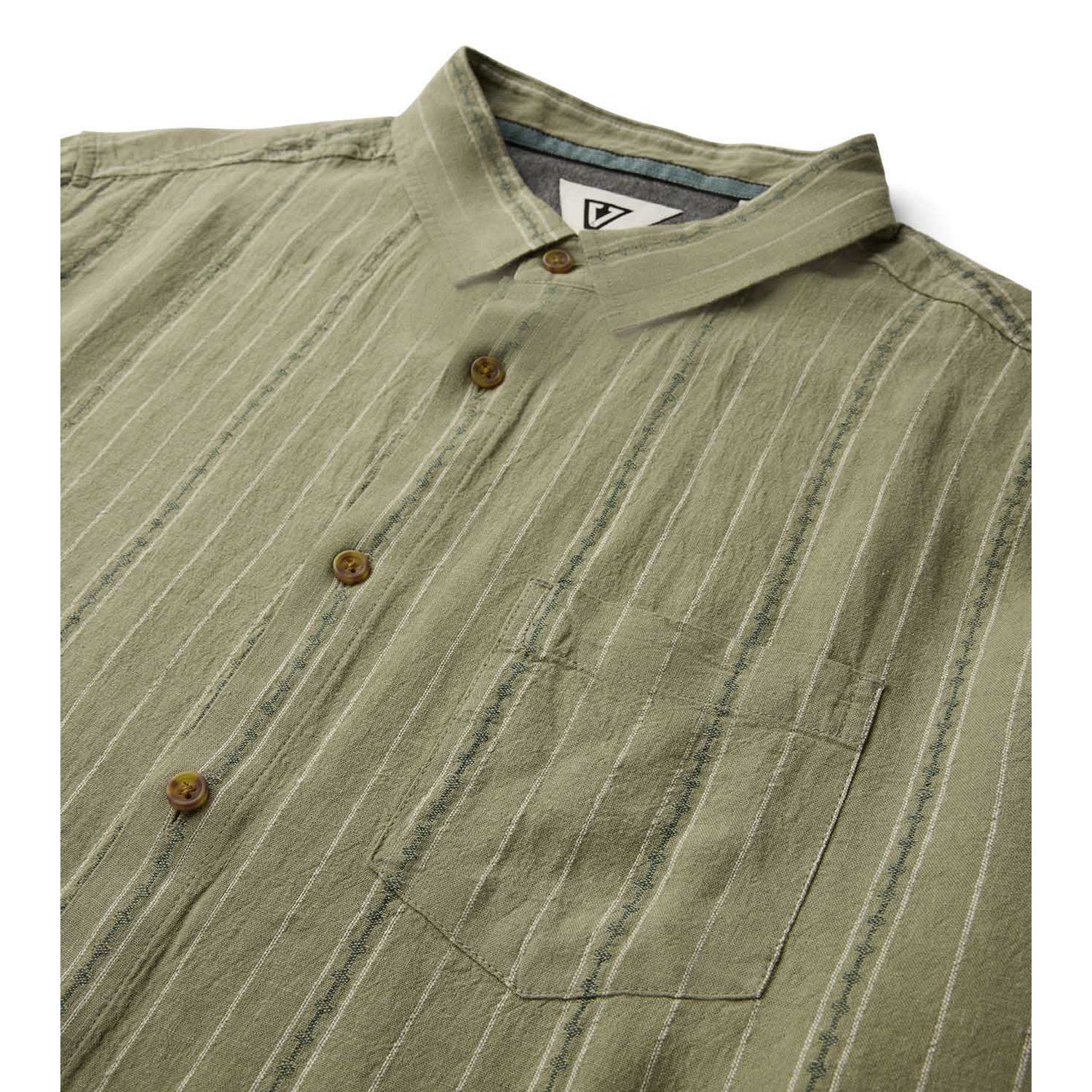 Vissla | Chemise à Manches Courtes Homme Linen Pin - Image 5
