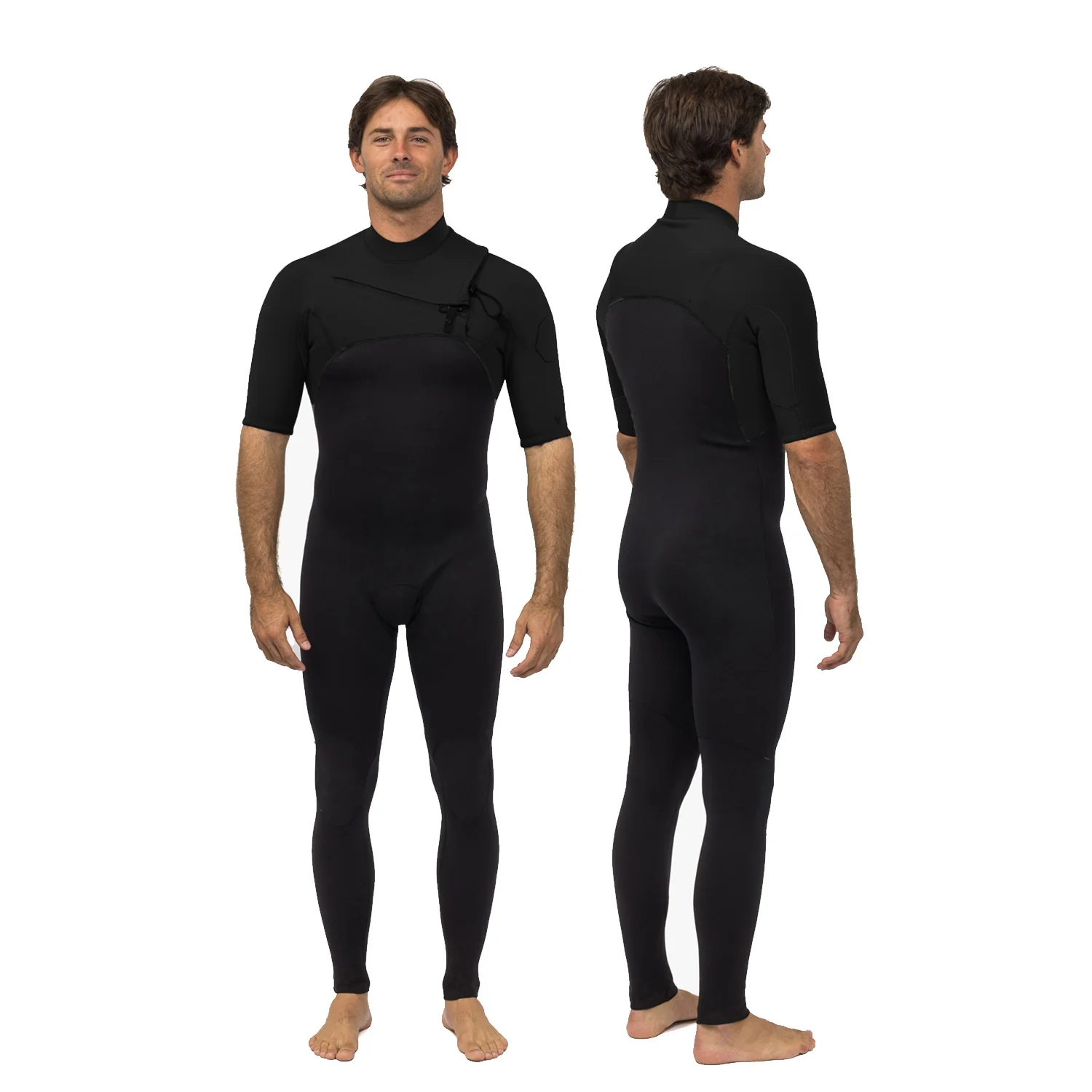 Vissla | Shorty à Manches Courtes Homme High Seas Front Zip - 2/2mm - Image 3