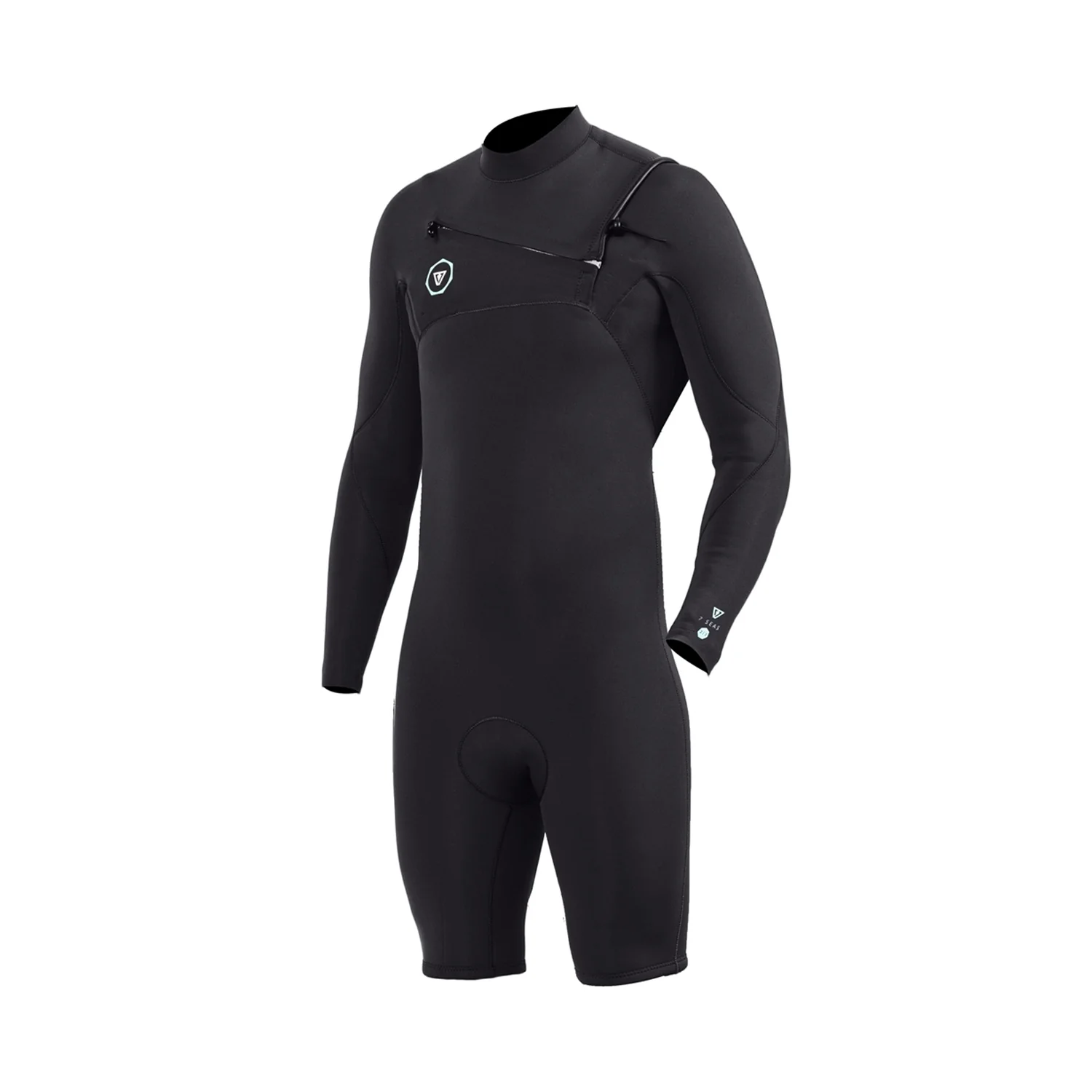 Vissla | Shorty à Manches Longues Homme 7 Seas Front Zip - 2/2mm - Image 3