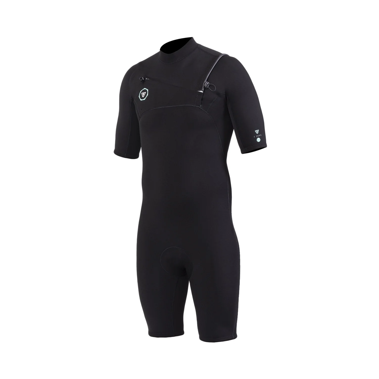 Vissla | Shorty à Manches Courtes Homme 7 Seas Chest Zip - 2/2mm - Image 3